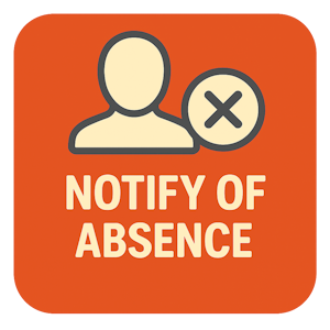 Notice of absence